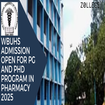 WBUHS Admission Open For PG And PhD Program In Pharmacy 2025